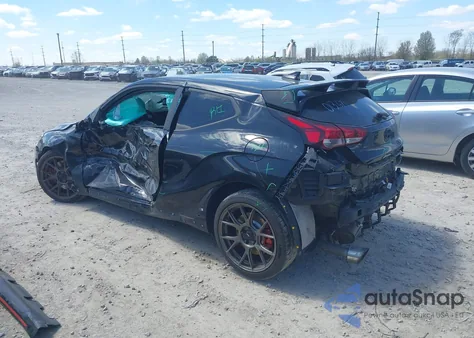 2022 Hyundai Veloster N z USA, uszkodzony, nr VIN KMHT36AH1NU013671